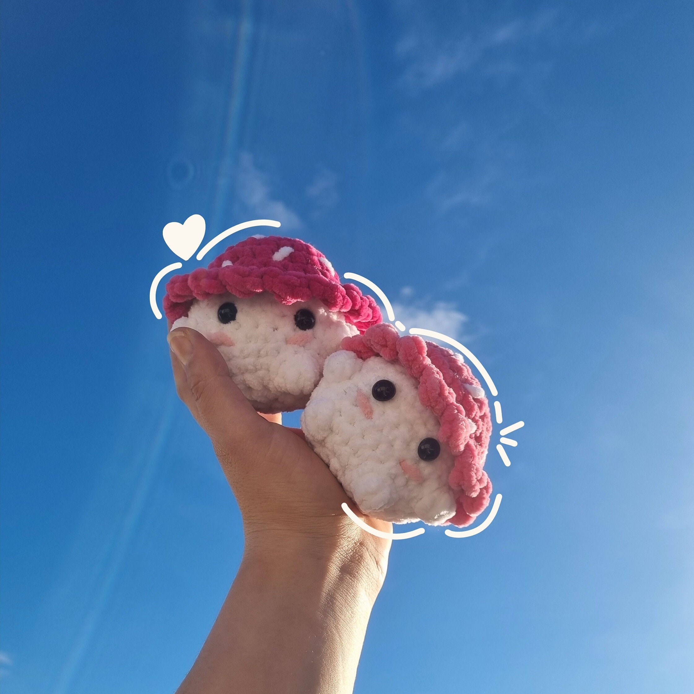 amigurumi champignon peluche crochet personnalisable 100% fait main amigurumi champignon peluche crochet personnalisable 100% fait main