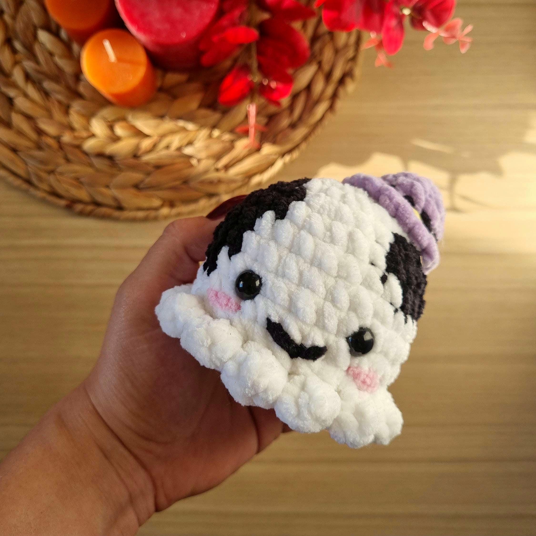 amigurumi fantôme vache peluche crochet 100% fait main amigurumi fantôme vache peluche crochet 100% fait main